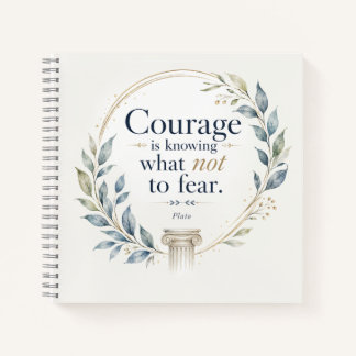 Journal de courage inspirant
