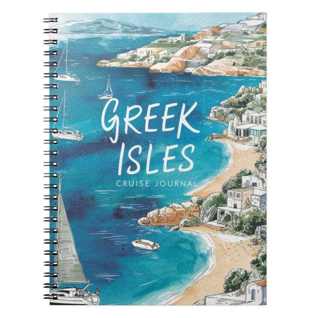 Journal de croisière dans les îles grecques (Devant)