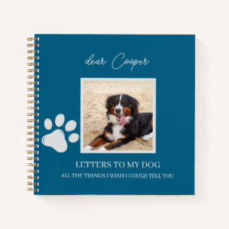 Journal de deuil pour chien mémorial perte d'anima