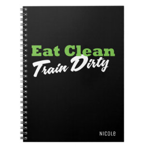 Journal de fitness personnalisé MANGER SAIN S'ENTR