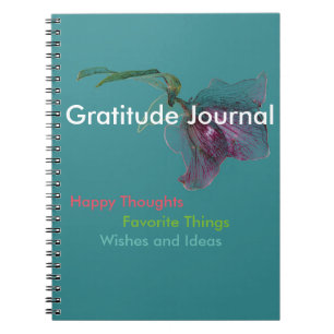 Journal de gratitude de carnet
