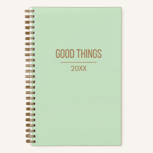 Journal de Gratitude "Good Things"   Année personn