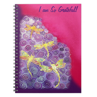 Journal de gratitude : Image en soie de libellule