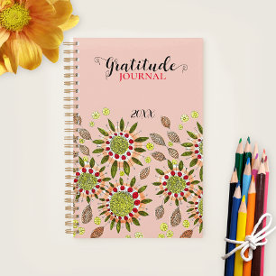 Journal De Gratitude Simpliste Des Fleurs À La Mai
