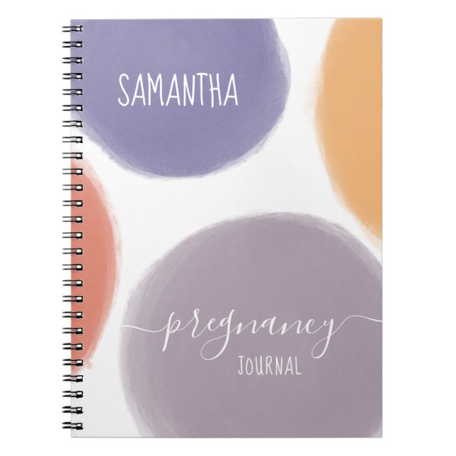 Journal de grossesse personnalisé (Devant)