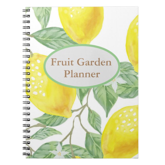 Journal de jardinage de citron (Devant)