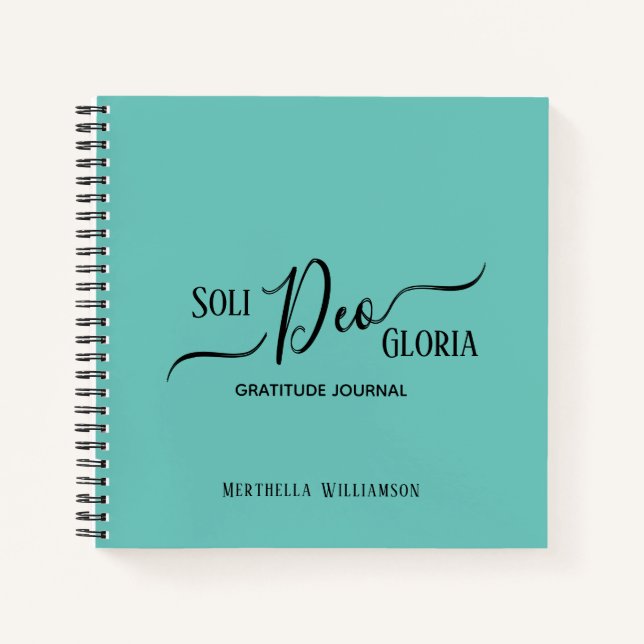 Journal de la gratitude chrétienne personnalisée (Devant)