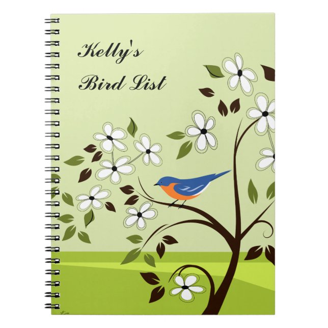 Journal de la liste des oiseaux (Devant)