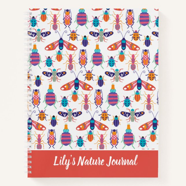 Journal de la nature pour enfants Insectes Bêtes (Devant)