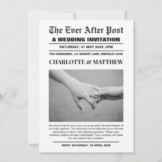 Journal de la première page du faire-part de maria