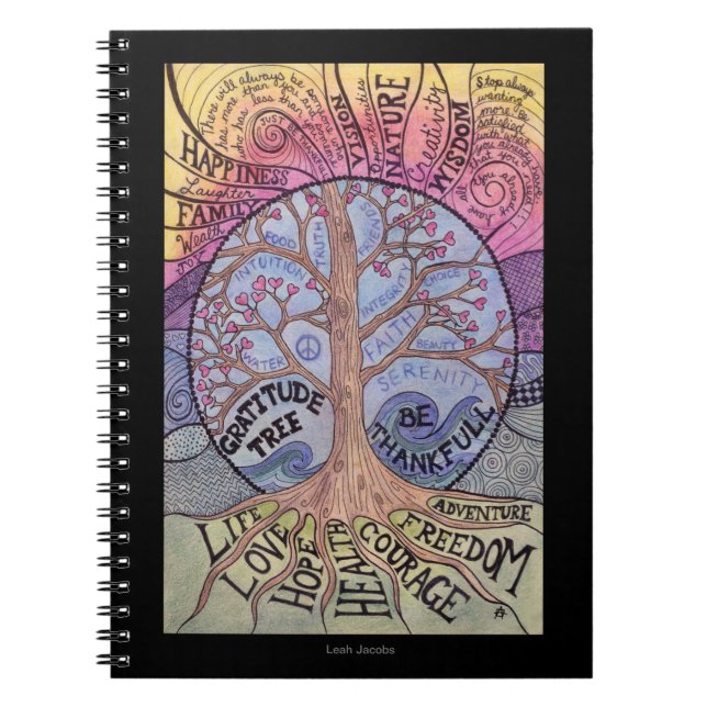 Journal de l'arbre de Gratitude (Devant)