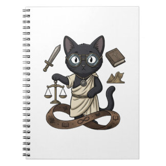 Journal de l'école de droit Lady Justice Black Cat