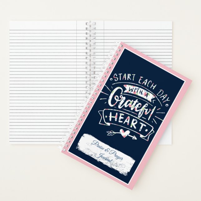 Journal de louange et de prière du coeur (À l'intérieur)