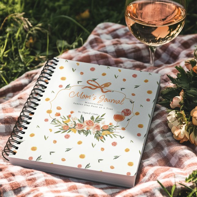 Journal de maman | Floral Citrus personnalisé (Créateur téléchargé)