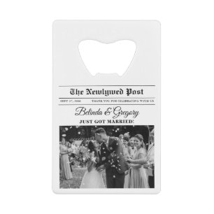 Journal de mariage amusant Photo noir & blanc Cade