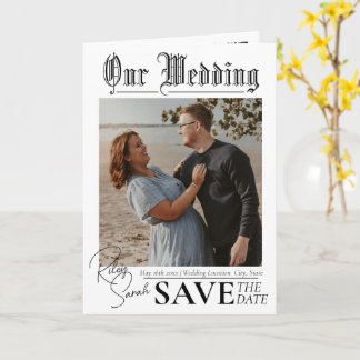 Journal de mariage édition | carte pliée