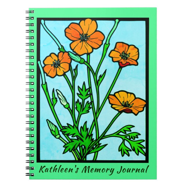 Journal de mémoire personnelle des fleurs de jardi (Devant)
