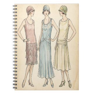 Journal de mode Flapper des années 1920 — Couvertu