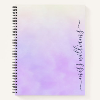 Journal de monogramme de calligraphie Ombre tendan