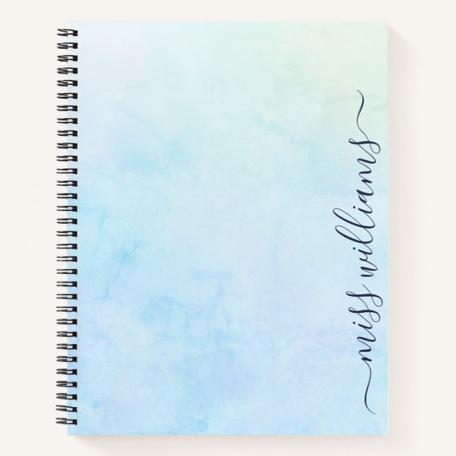 Journal de monogramme de calligraphie Ombre tendan (Devant)