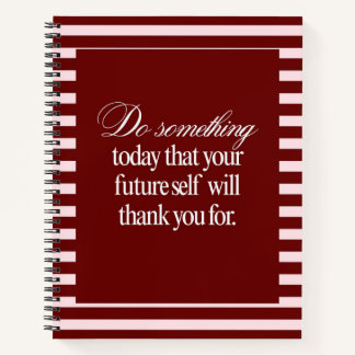 Journal de motivation, cahier spirale de productiv