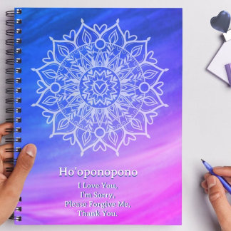 Journal de pardon Ho'oponopono | Cobalt Magenta 