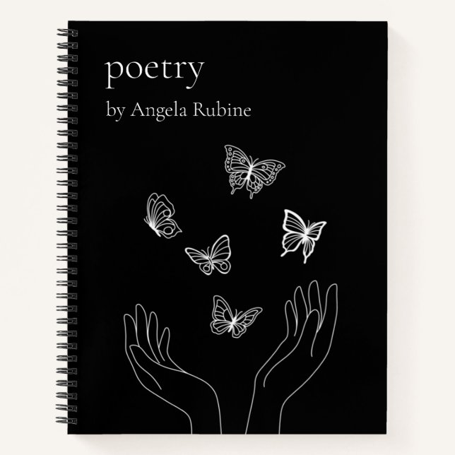 Journal de poésie personnalisé (Devant)
