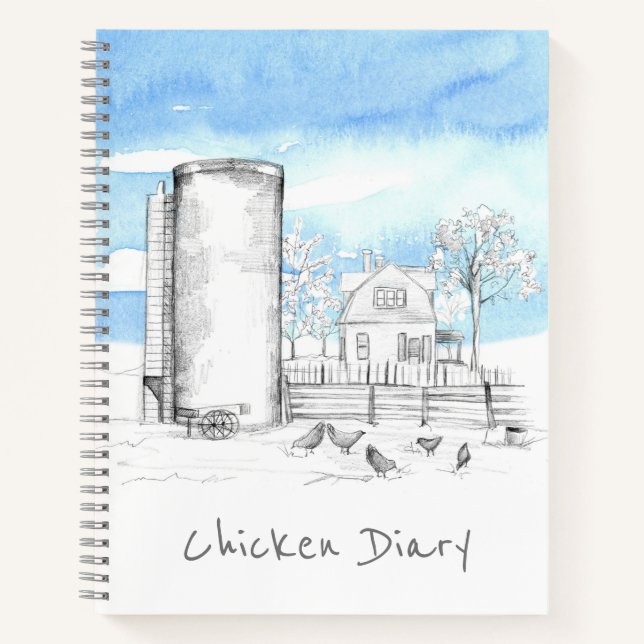 Journal de poulet Ferme OEufs frais Commerce (Devant)