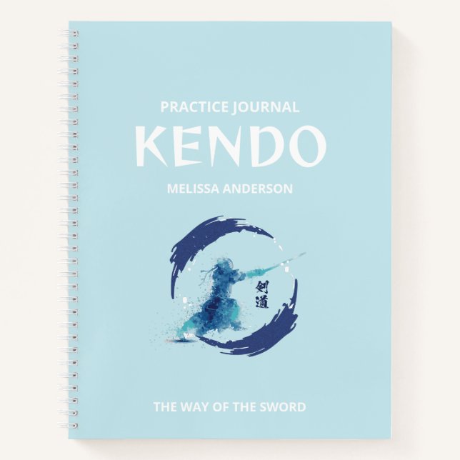 Journal de Pratique de Kendo à l'Aquarelle pour le (Devant)