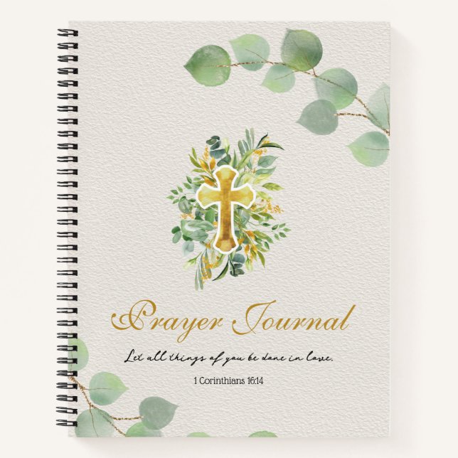 Journal de prière Croix Jésus (Devant)