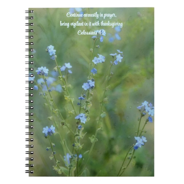 Journal de prière d'art des fleurs de prairie Fleu (Devant)