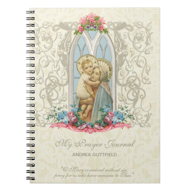 Journal de prière de la Sainte Vierge Marie (Devant)
