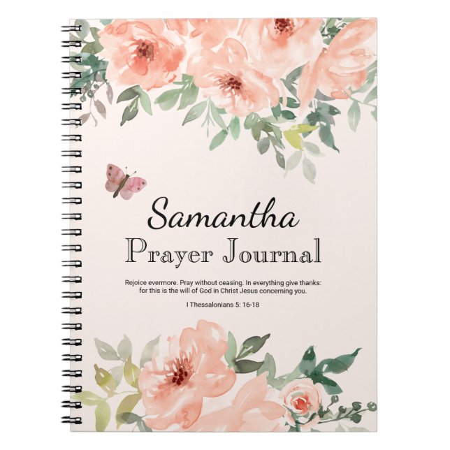 Journal de prière des Roses de l'aquarelle (Devant)