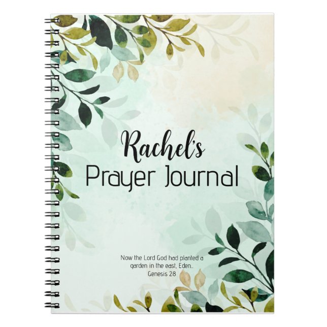 Journal de prière du jardin (Devant)