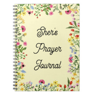Journal de prière fleur sauvage