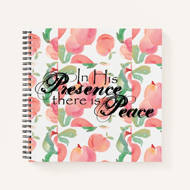 Journal de prière Notebook Spiral dévotionnel lié (Devant)