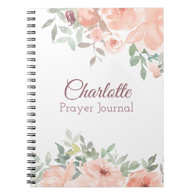 Journal de prière Rose Peach (Devant)