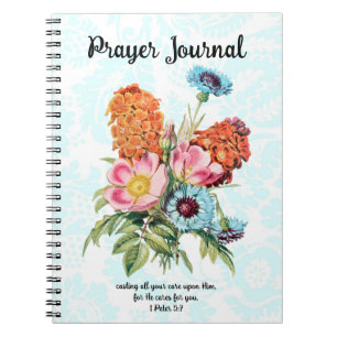 Journal de prières du groupe de fleurs de style vi