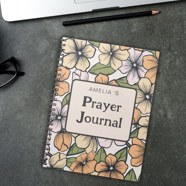 Journal de prières Orange Flower Name (Créateur téléchargé)