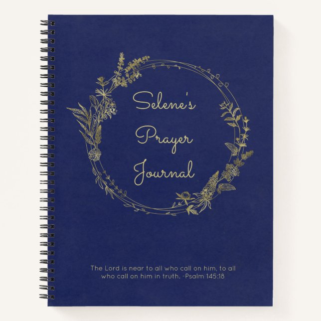 Journal de prières personnalisé (Devant)