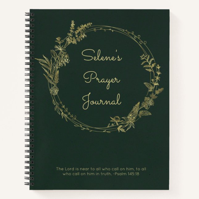 Journal de prières personnalisé (Devant)