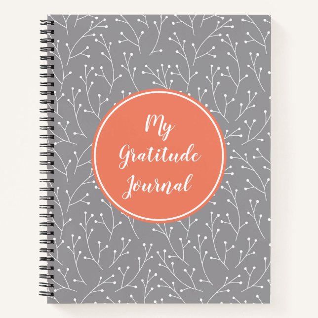 Journal de rationnement personnalisé du corail et  (Devant)