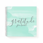 Journal de ratitude de la peinture turquoise