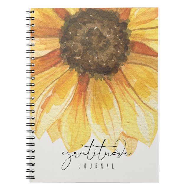 Journal de ratitude des tournesols (Devant)
