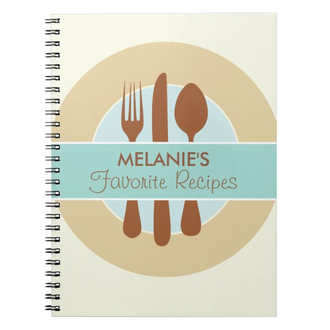 Journal de recette, bleu (Devant)