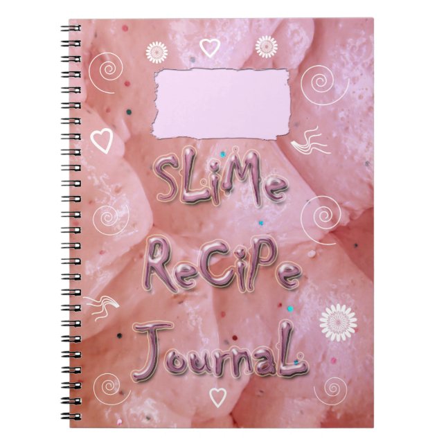 Journal de recette Slime (Devant)