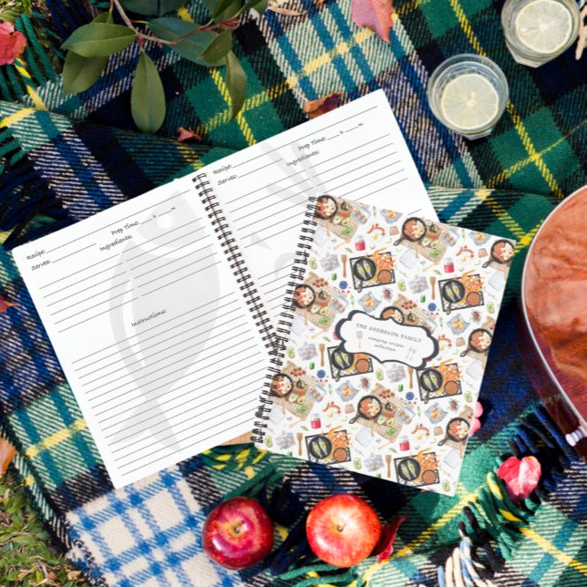 Journal de recettes de camping familial (Créateur téléchargé)