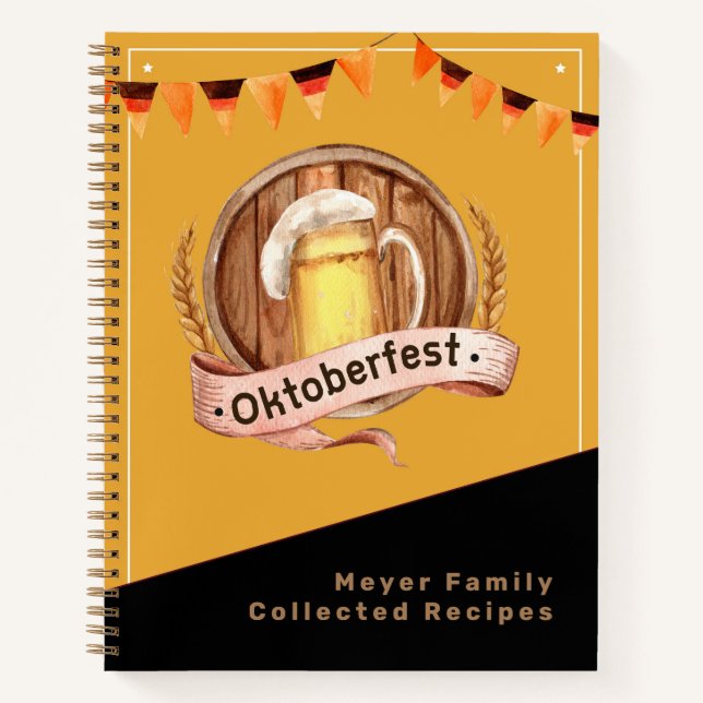 Journal de recettes de cuisine allemande (Devant)