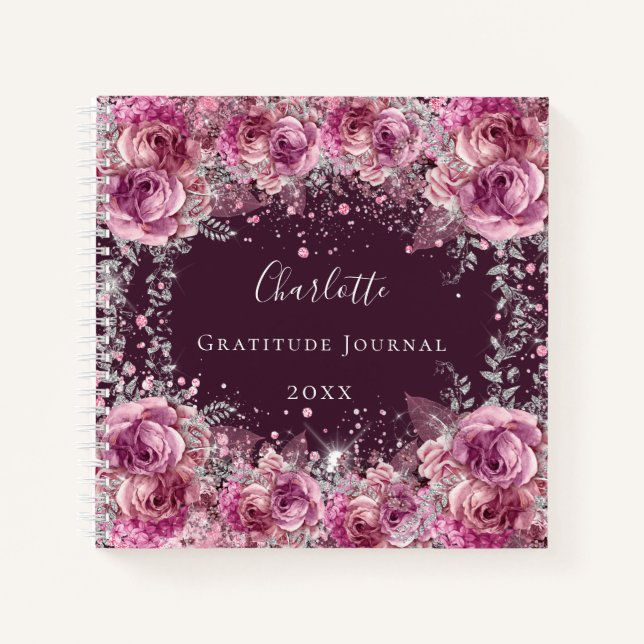 Journal de reconnaissance parties scintillant flor (Devant)