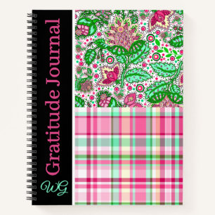 Journal de reconnaissance Pink Lady Slipper Plaid